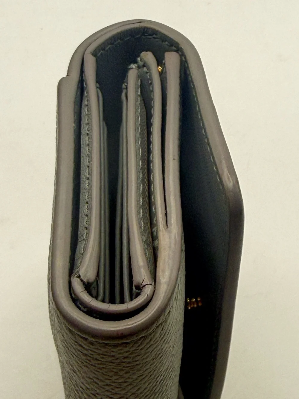 Cloud Blue Calfskin Montaigne Lotus Wallet